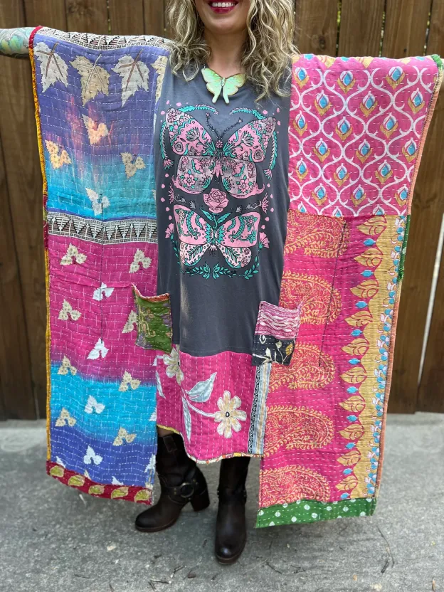 DOUBLE BUTTERFLY Mix & Match Dress