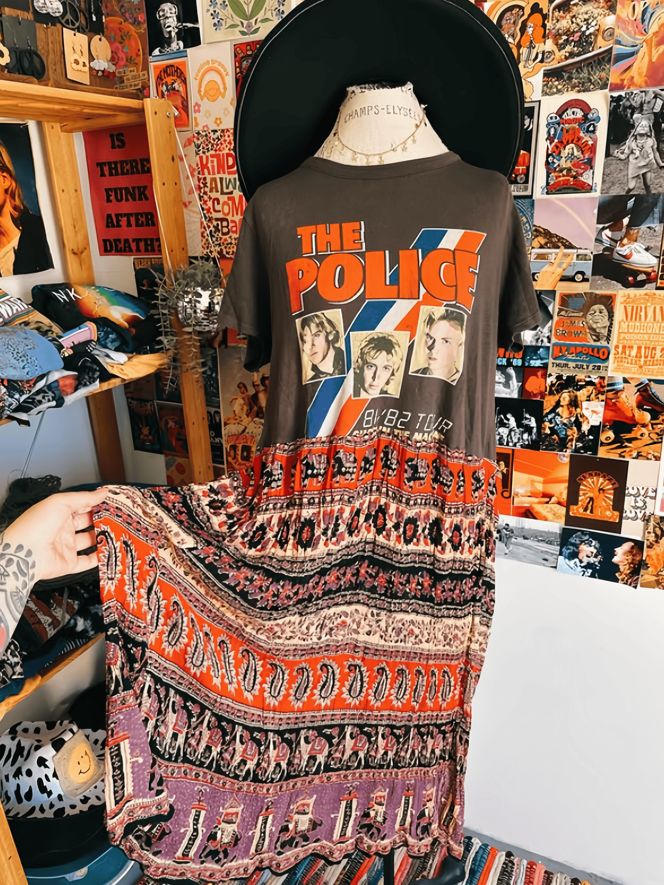 The Police Patchwork Maxi Dress