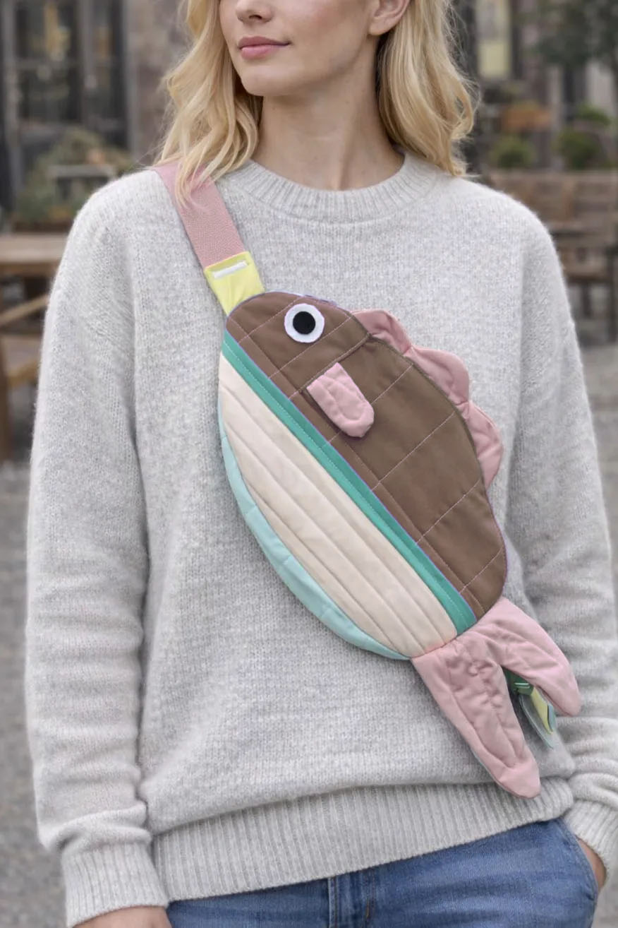Swim Along Crossbody Fish Bag