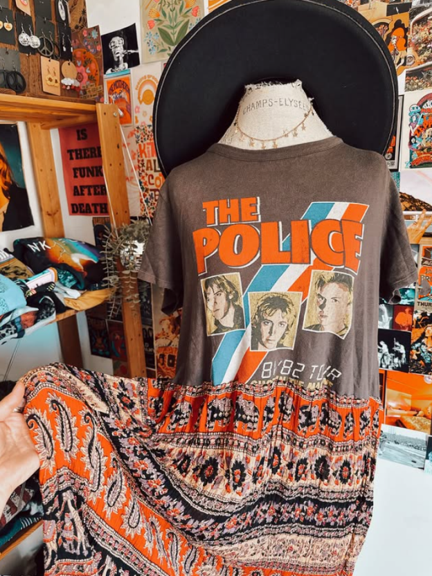 The Police Patchwork Maxi Dress