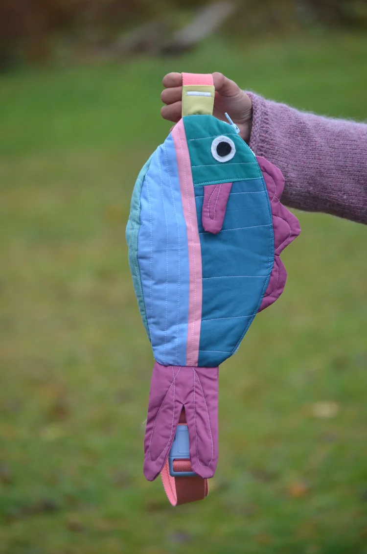 Swim Along Crossbody Fish Bag