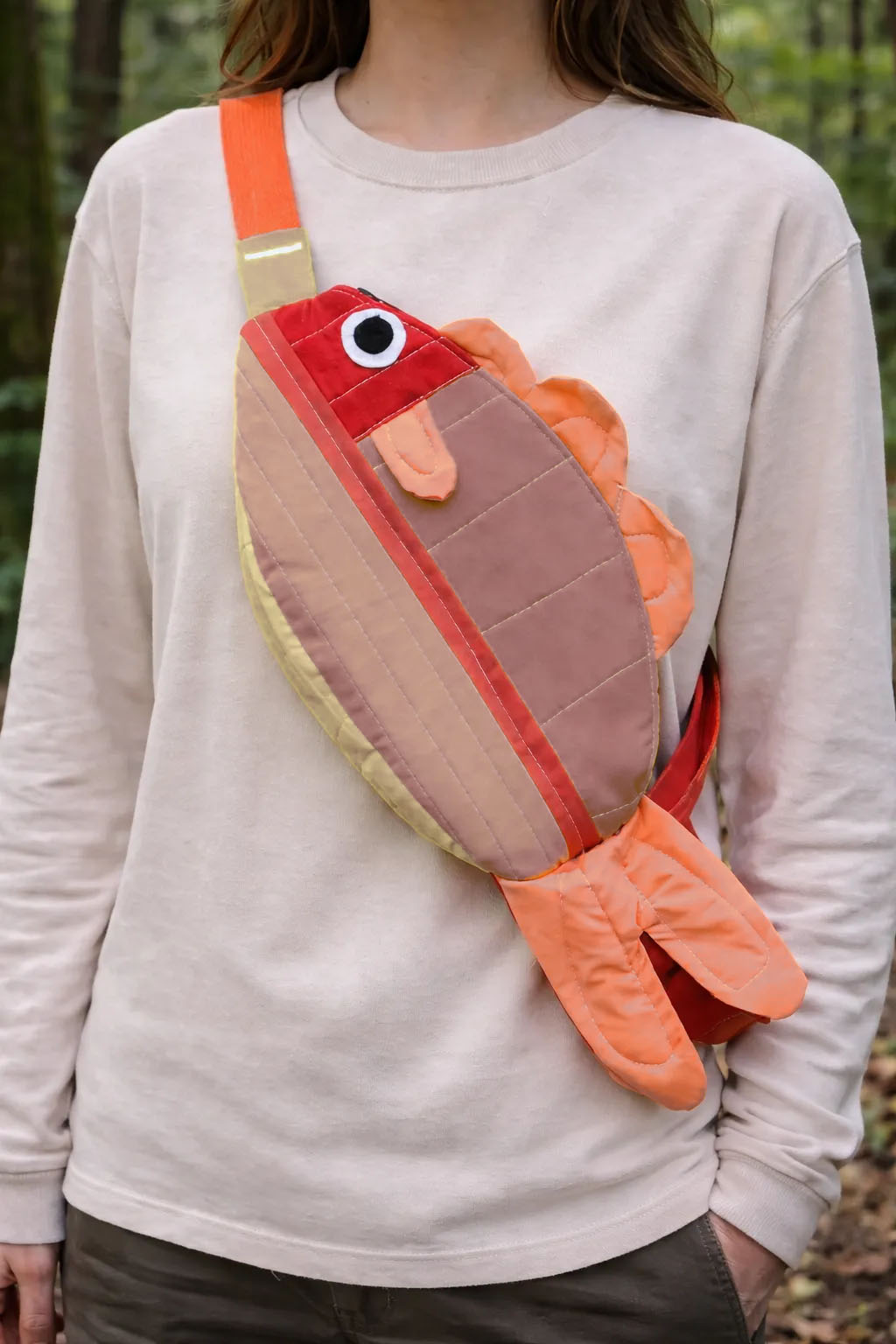 Swim Along Crossbody Fish Bag