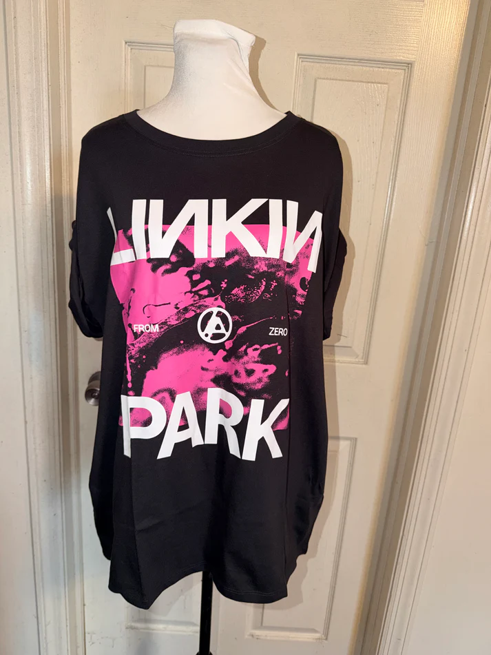 Linkin Park Oversized Distressed Tee