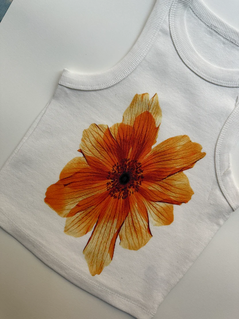 Orange Crop Top