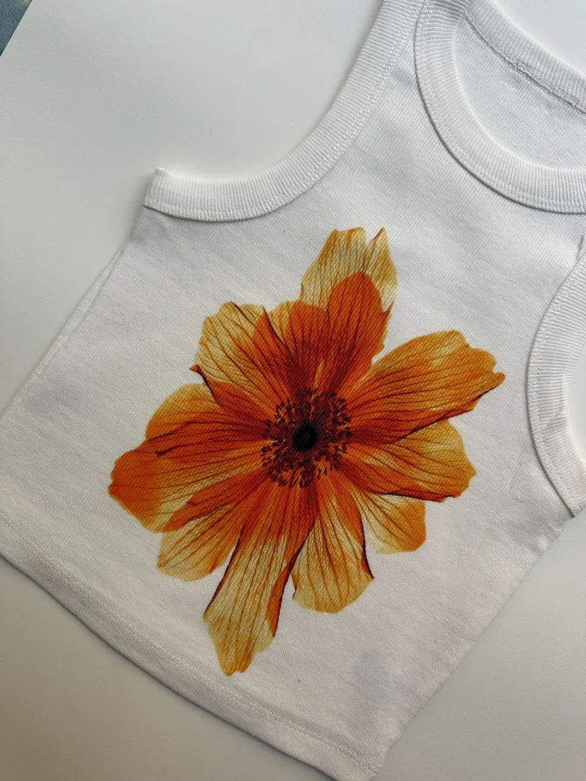 Orange Crop Top