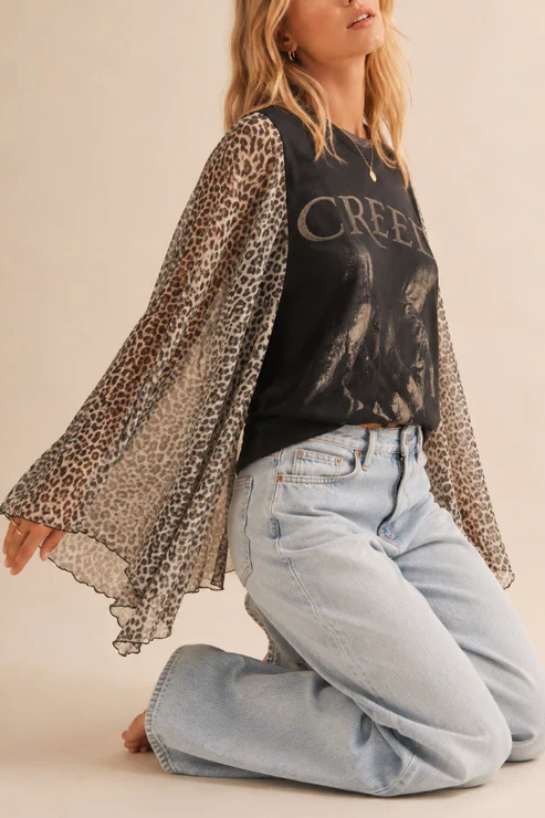 Electric Honey Bat Sleeve Tee