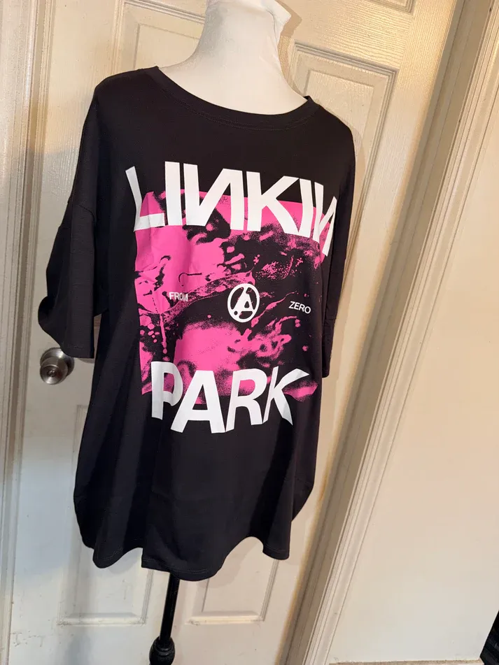 Linkin Park Oversized Distressed Tee