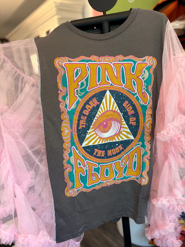 Pink Floyd Upcycled Rockstar Poncho