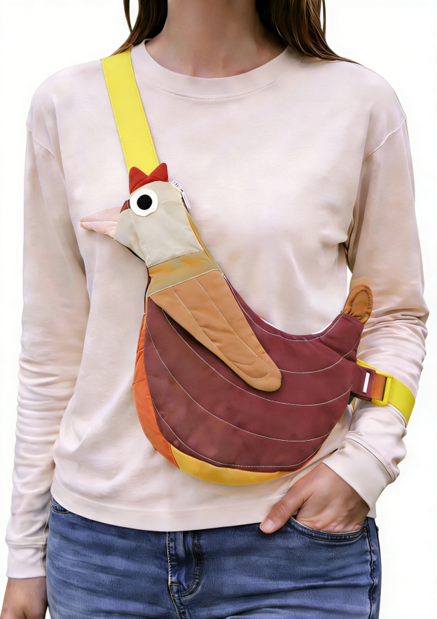 Fly Away Crossbody Bird Bag - Chicken