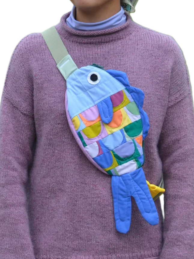 Swim Along Crossbody Fish Bag