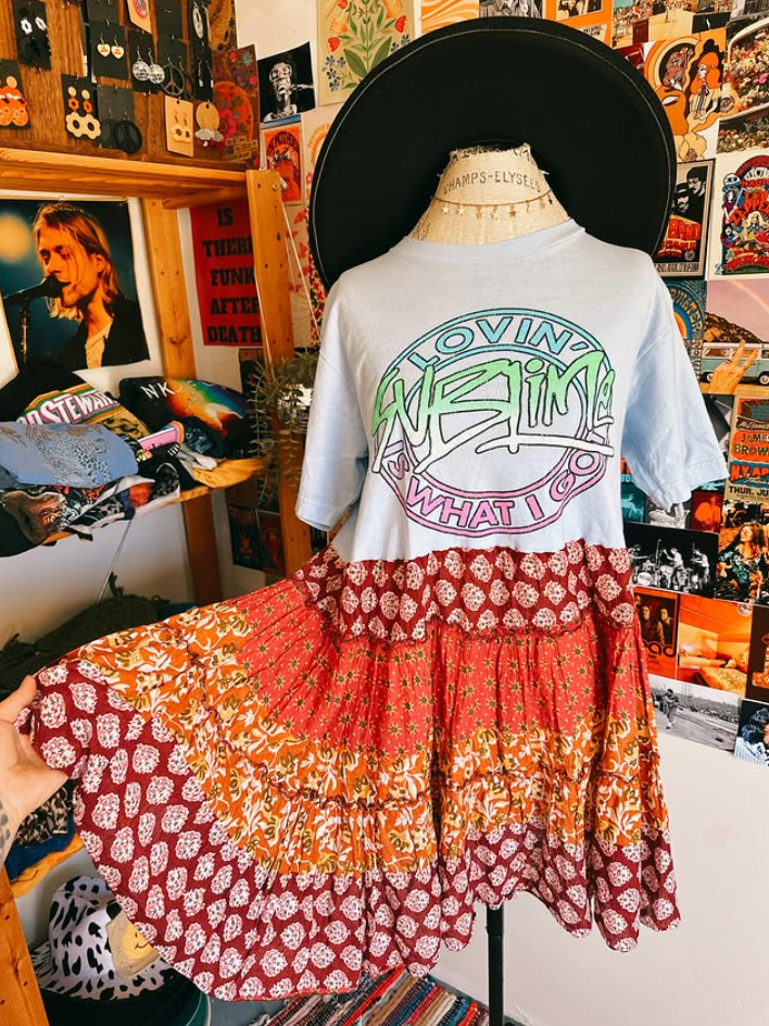 Sublime Patchwork Maxi Dress