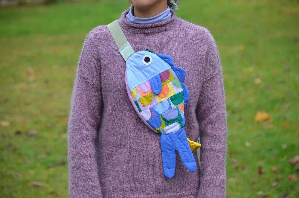 Swim Along Crossbody Fish Bag