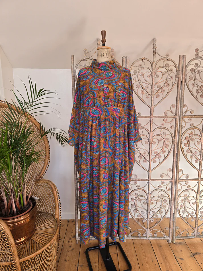 Vintage 70s kaftan dress
