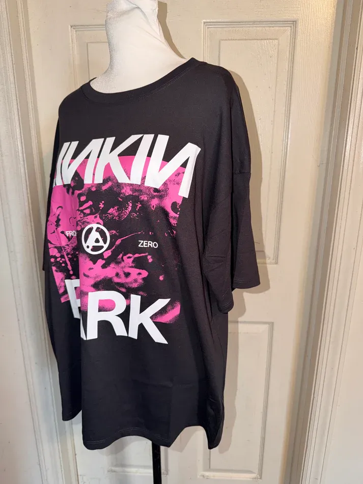 Linkin Park Oversized Distressed Tee
