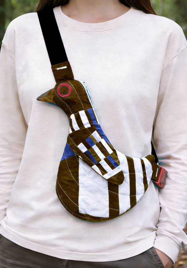 Fly Away Crossbody Bird Bag - Duck
