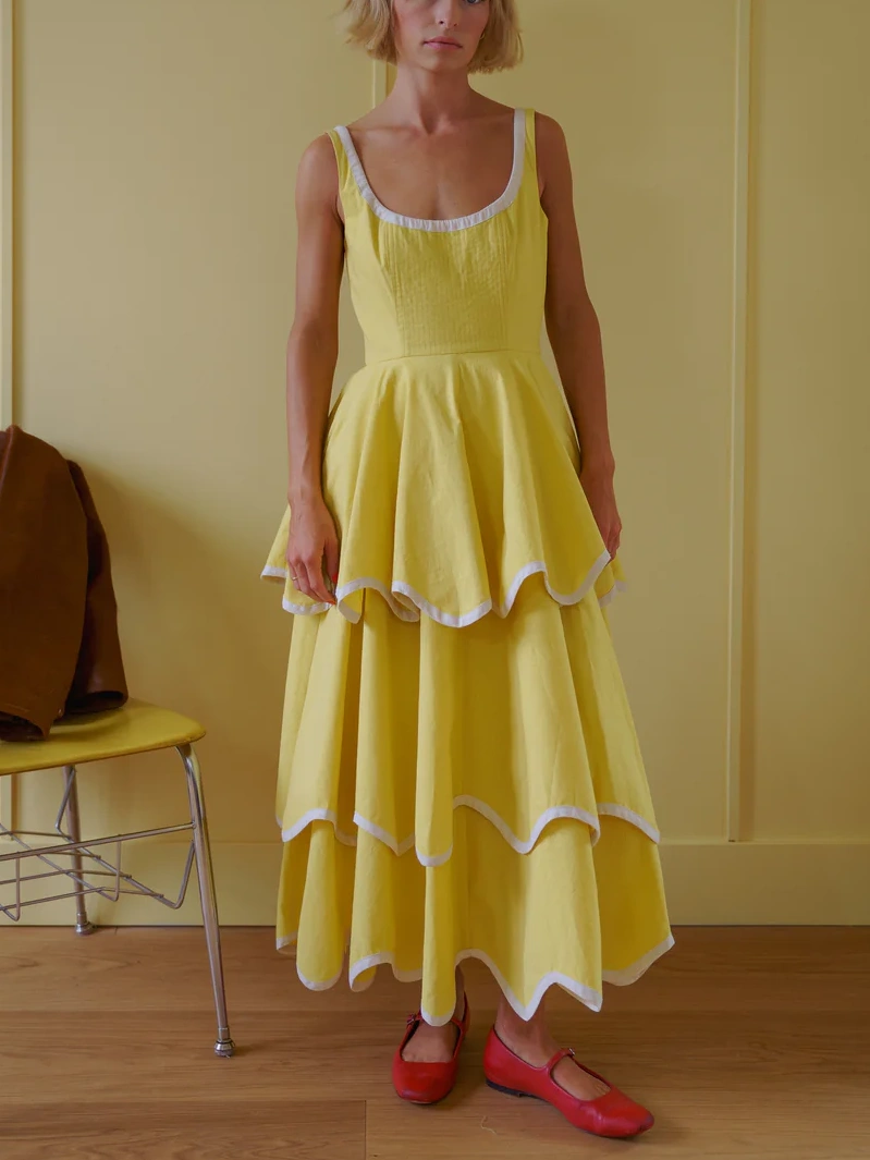 The Millie Dress in Lemonade