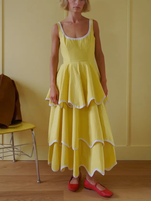 The Millie Dress in Lemonade