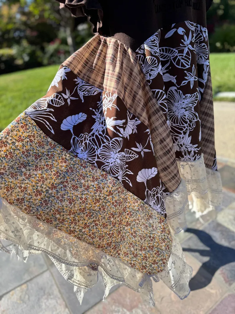 AC/DC Graphic Mix & Match Dress