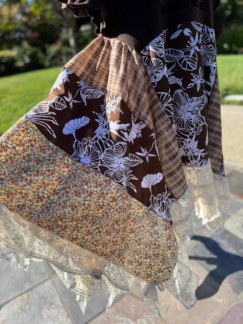 AC/DC Graphic Mix & Match Dress