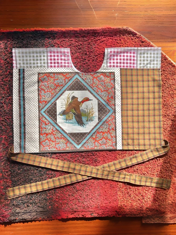 Green Winged Duck Wrap Top