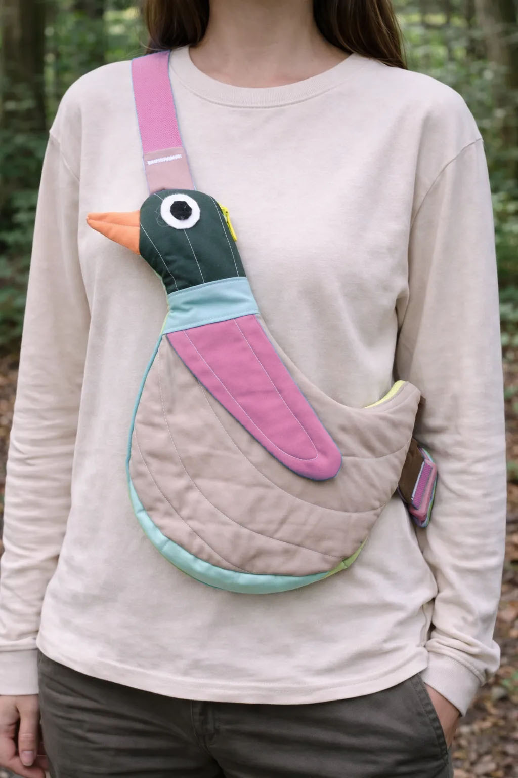 Fly Away Crossbody Bird Bag - Duck