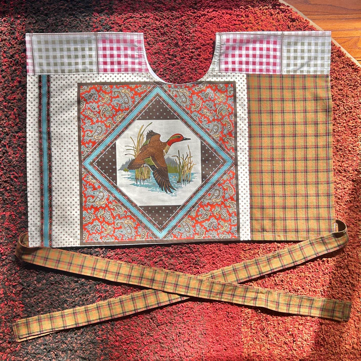 Green Winged Duck Wrap Top