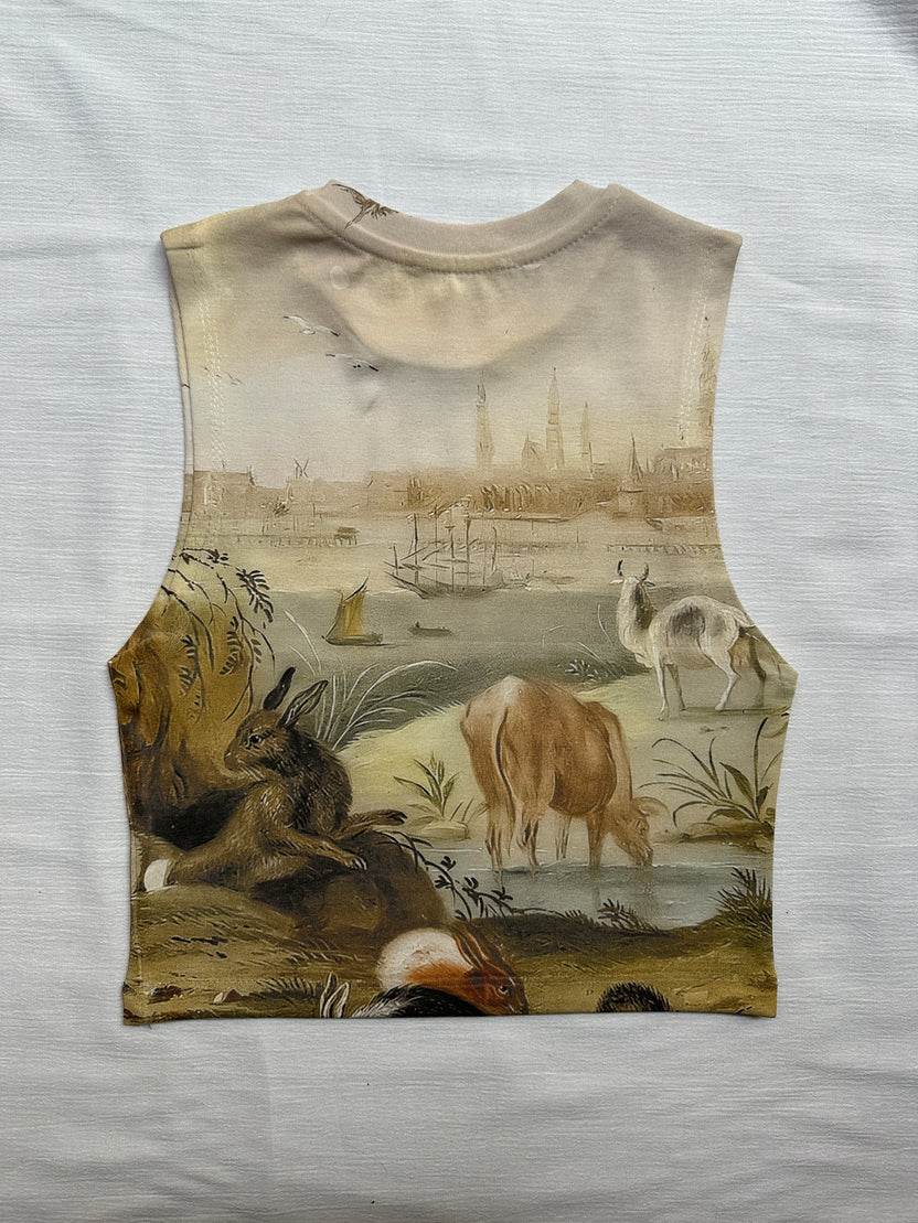 Ferdinand van Kessel’s Four Parts of the World: Amsterdam Digital Printed Super Crop