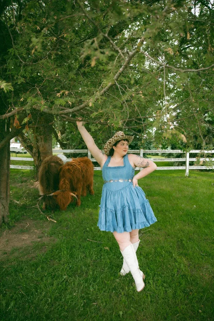 Denim Mini Dress