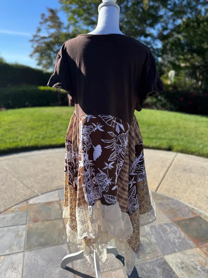 AC/DC Graphic Mix & Match Dress