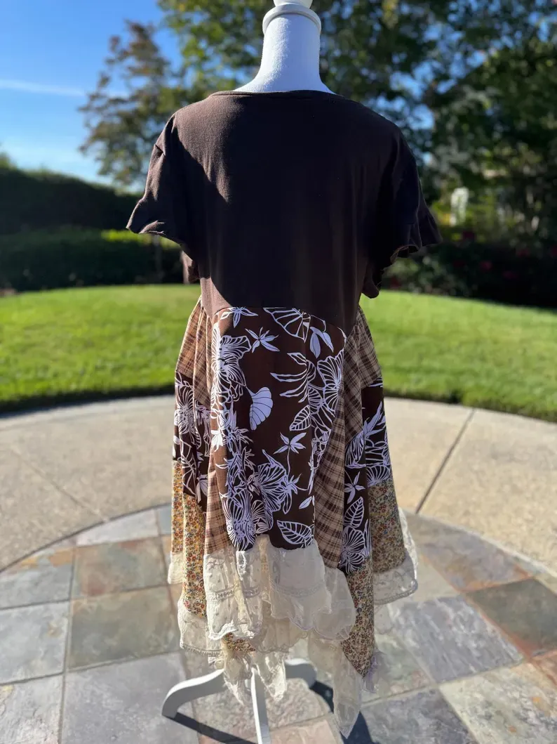 AC/DC Graphic Mix & Match Dress