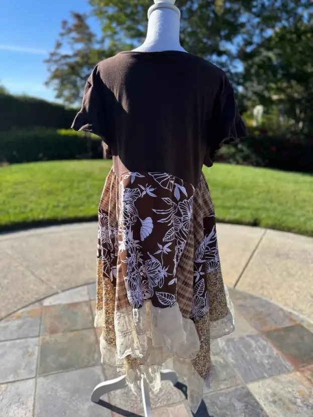 AC/DC Graphic Mix & Match Dress