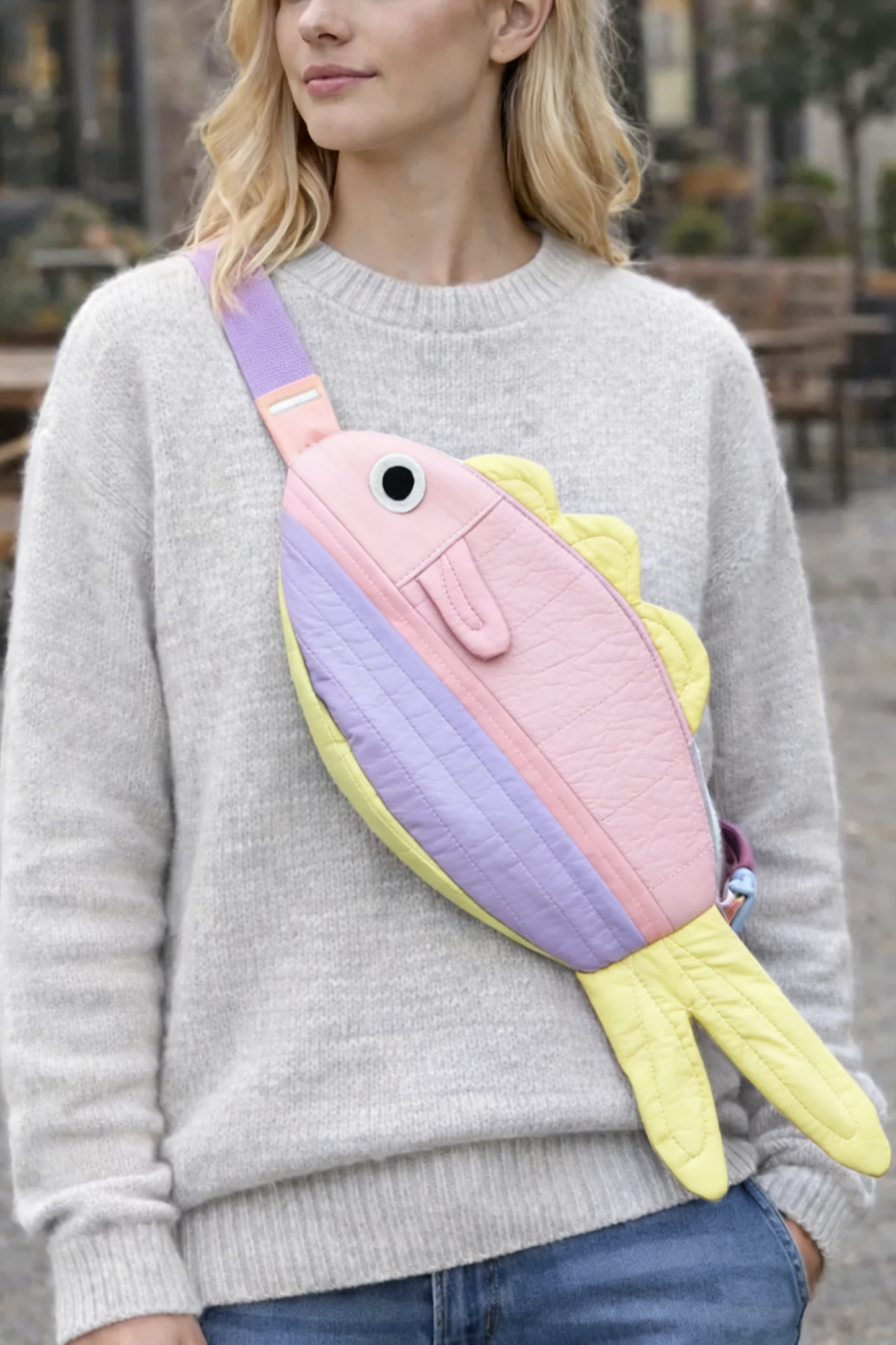 Swim Along Crossbody Fish Bag