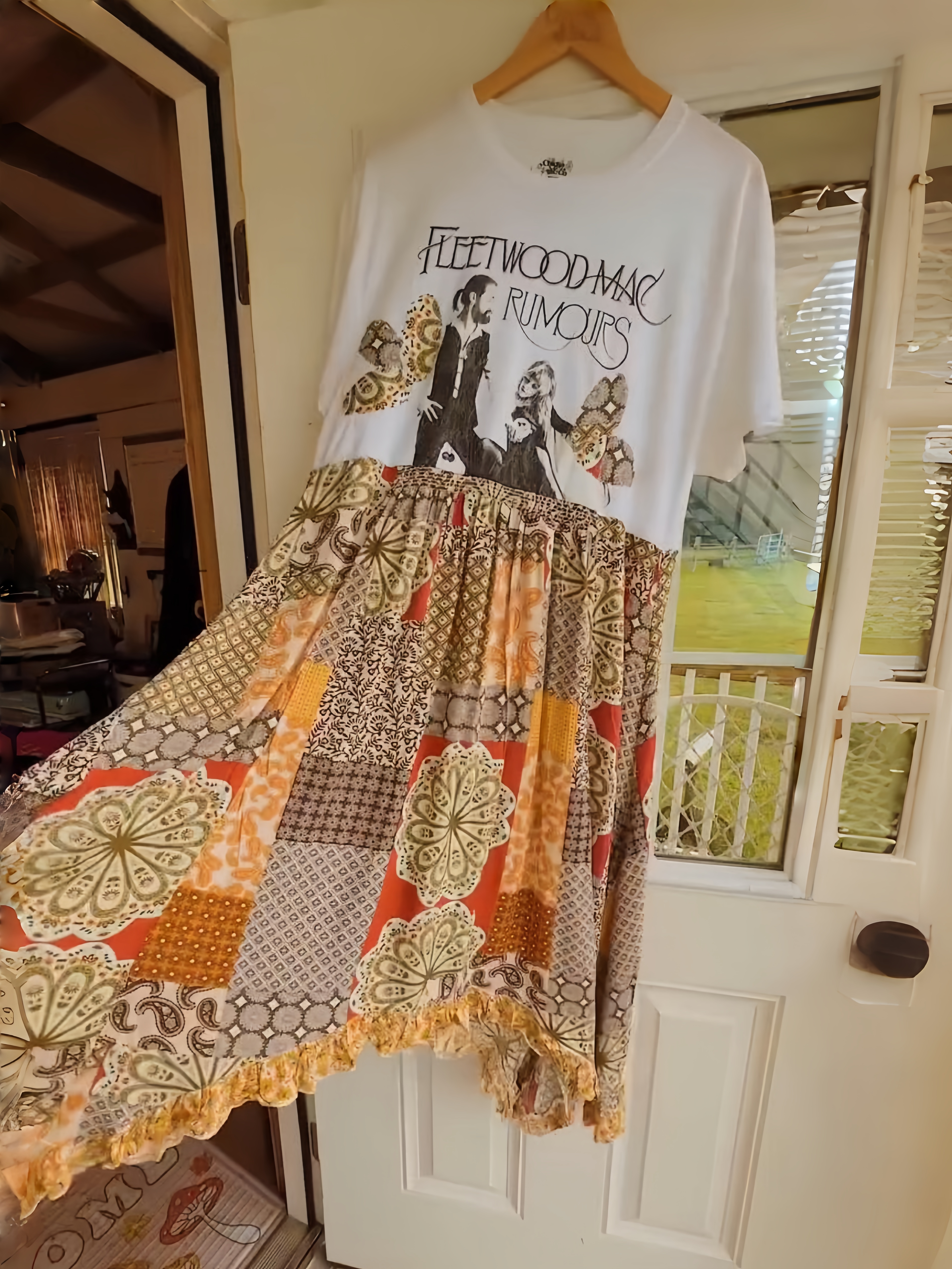 Fleetwood Mac Patchwork Maxi Dress