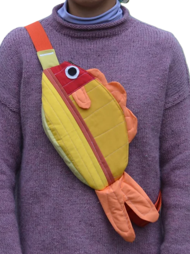 Swim Along Crossbody Fish Bag