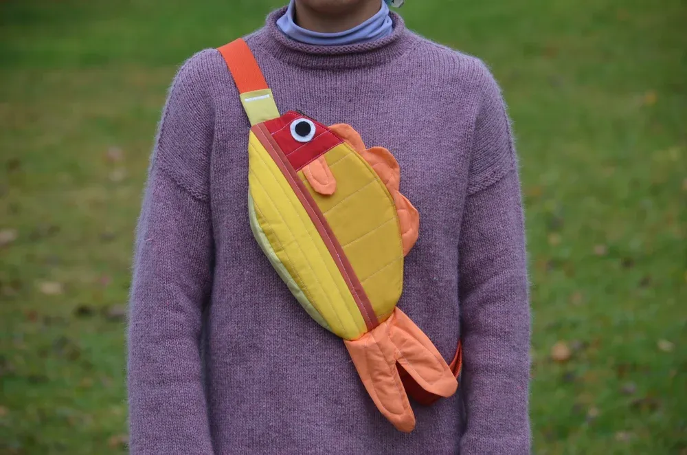 Swim Along Crossbody Fish Bag