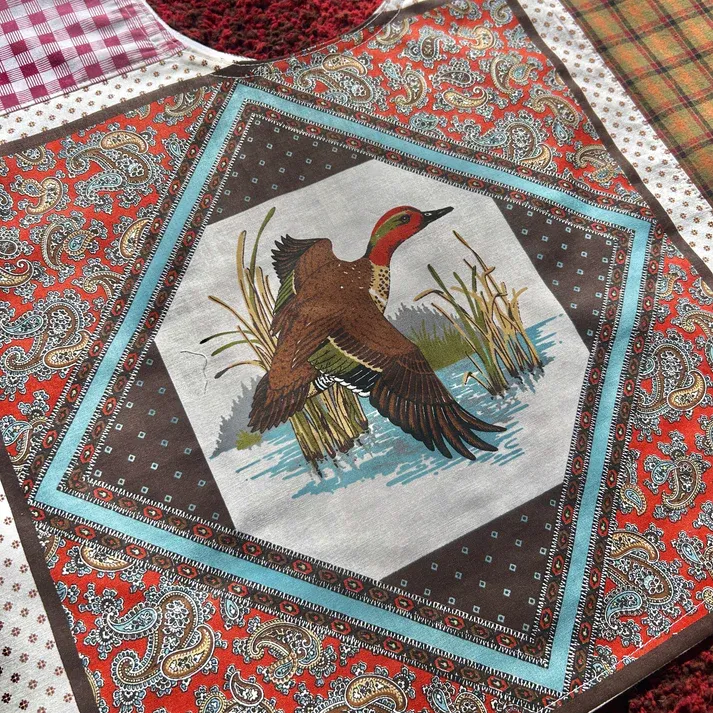 Green Winged Duck Wrap Top