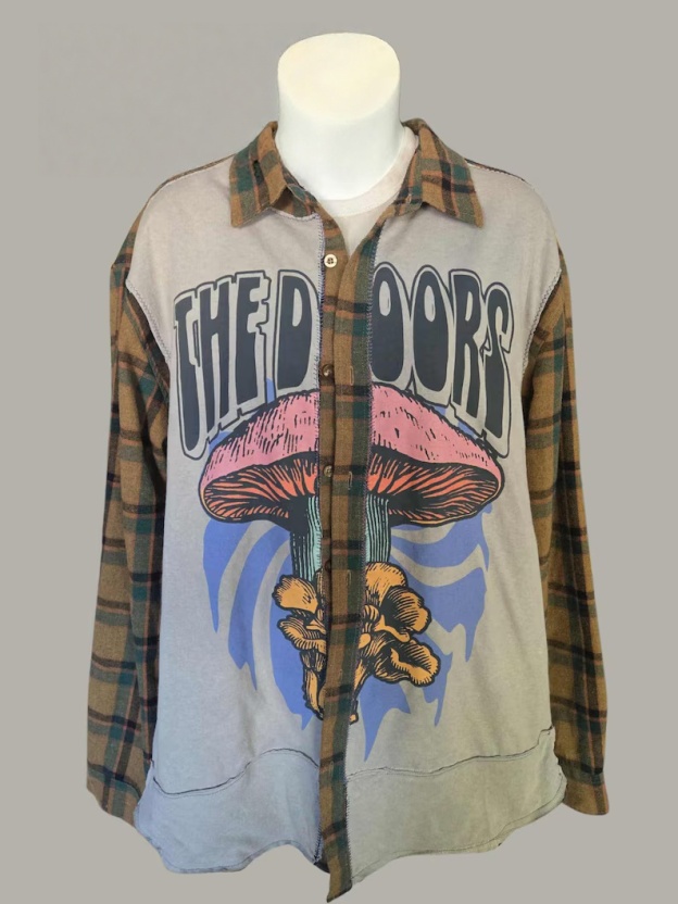 The Doors Flannel Button Up