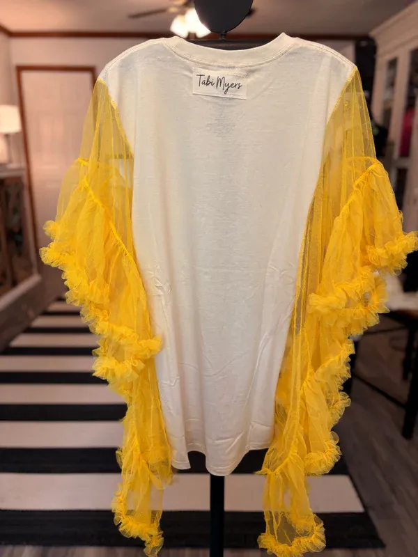 AC&DC Upcycled Rockstar Poncho