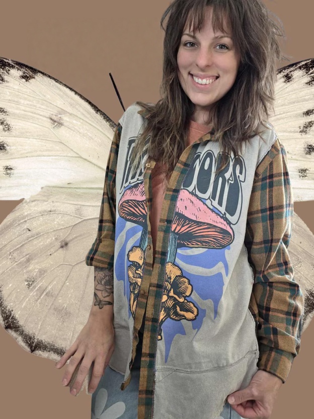 The Doors Flannel Button Up