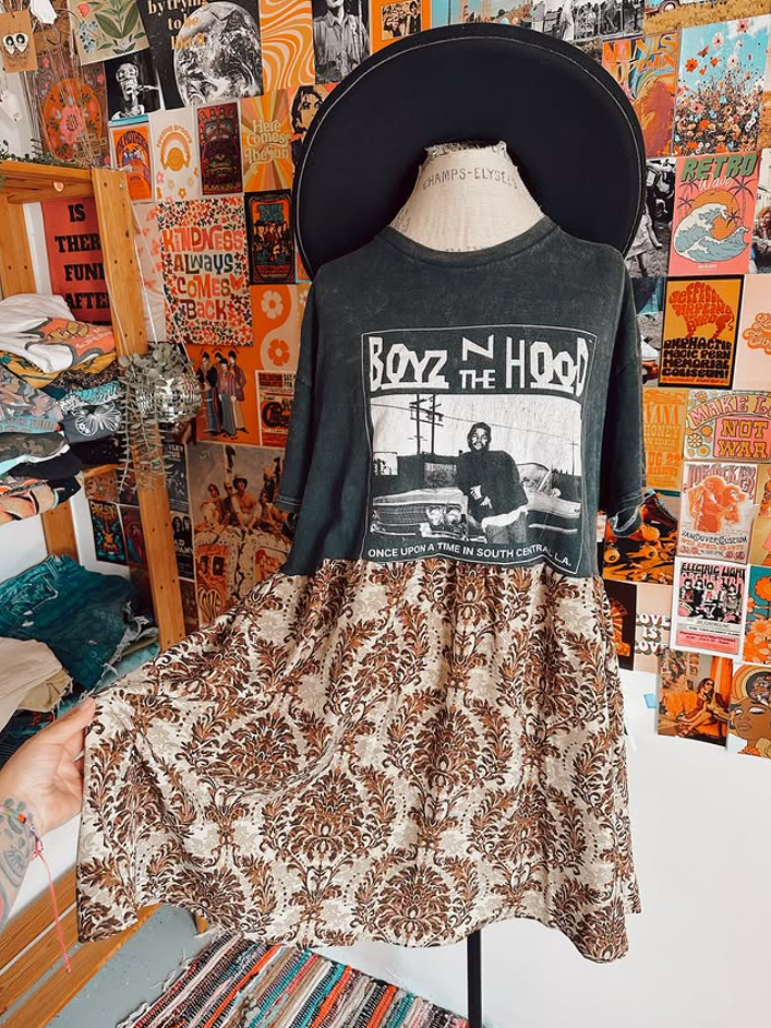 Boyz n the Hood Patchwork Maxi Dress