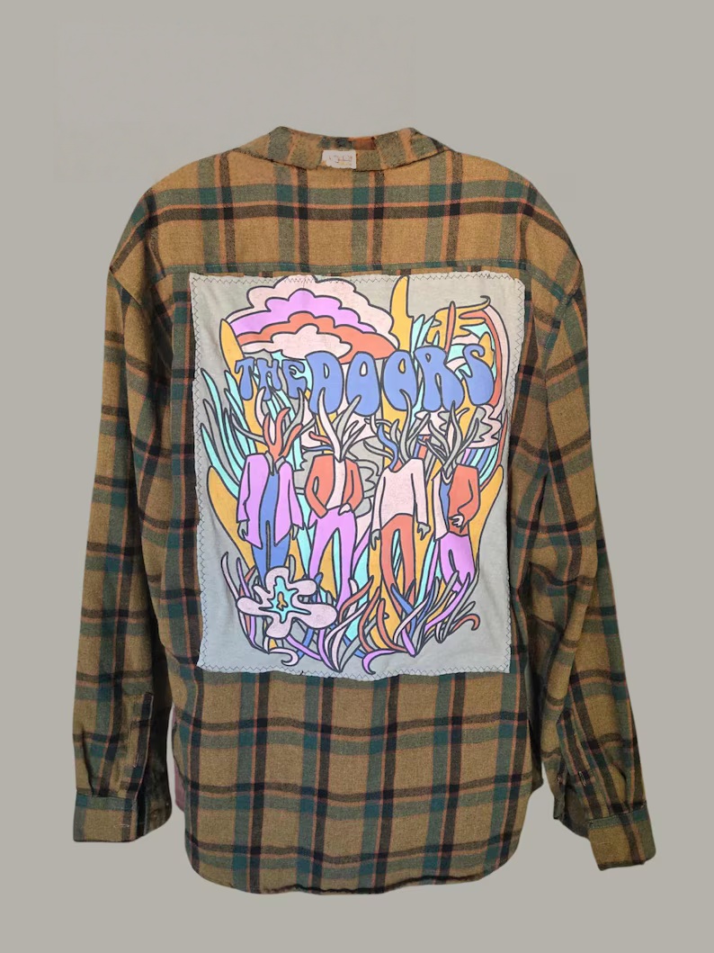 The Doors Flannel Button Up