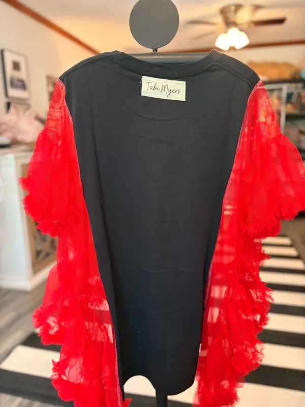 Guns and Roses Upcycled Rockstar Poncho