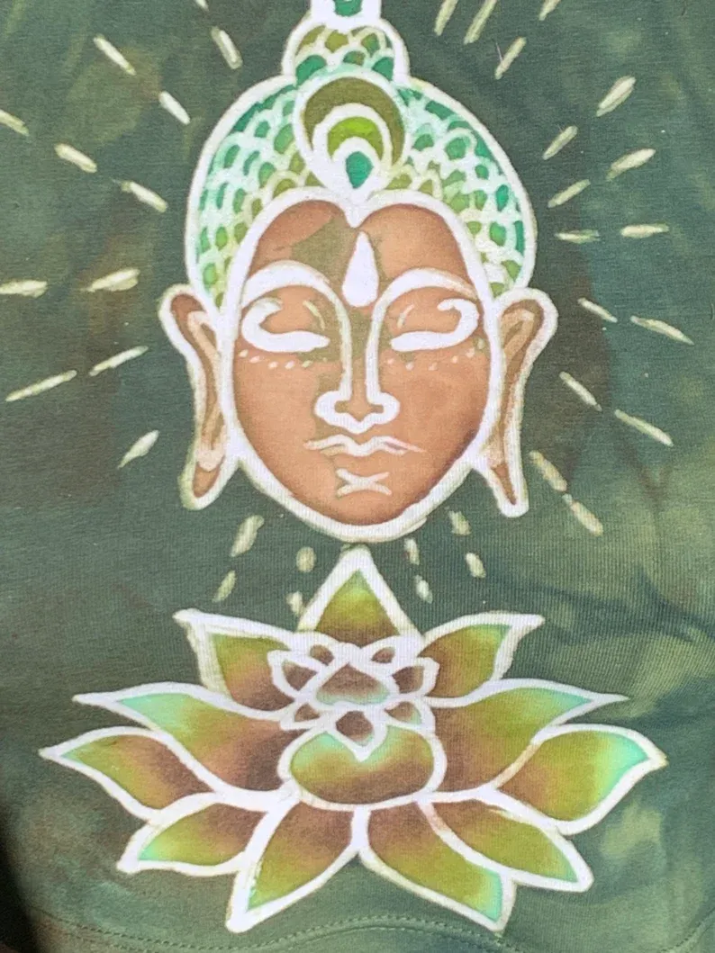 Peaceful Buddha Crop Top