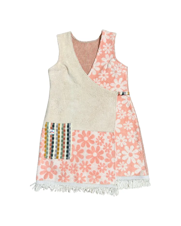 Hibiscus Wrap Towel Dress