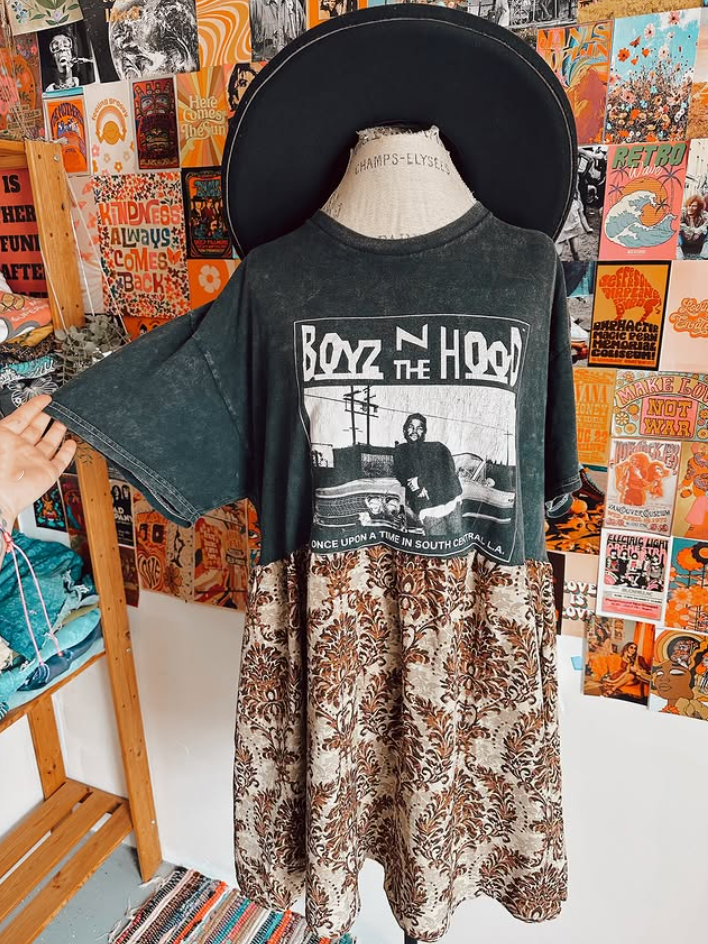 Boyz n the Hood Patchwork Maxi Dress