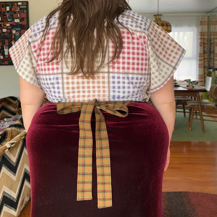 Green Winged Duck Wrap Top