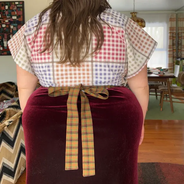 Green Winged Duck Wrap Top