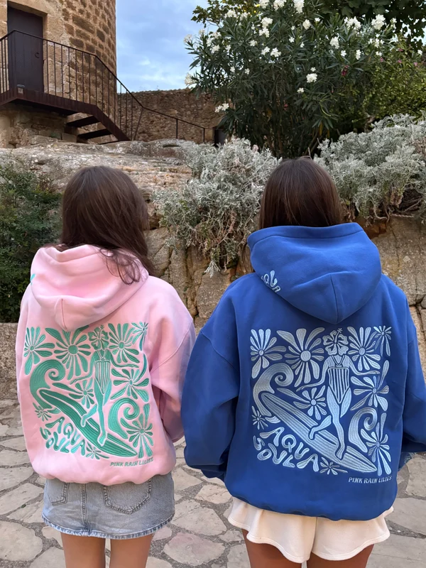 Beach Surf Graphic Hoodie