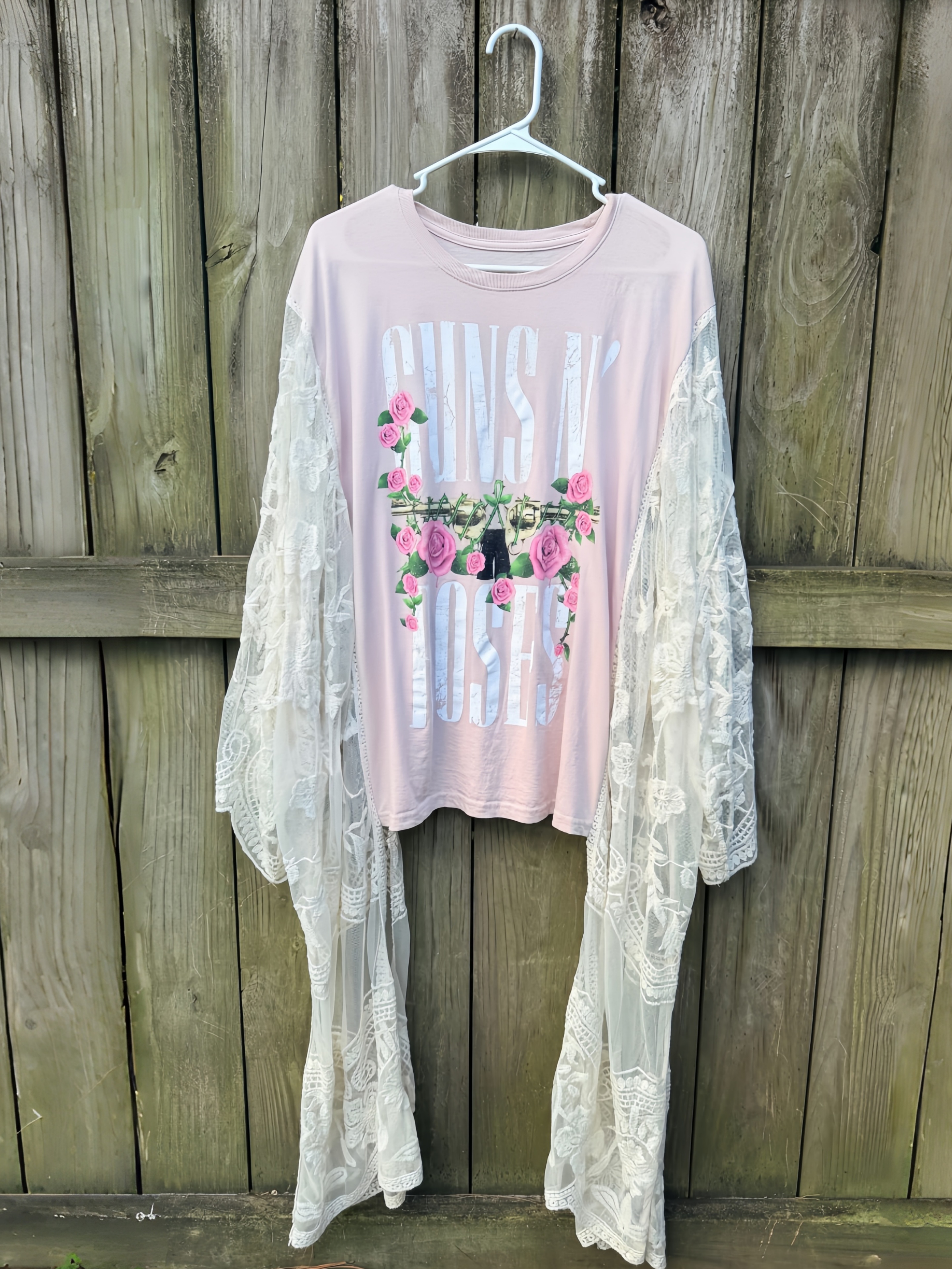 Pink Guns N' Roses Mix & Match Tee