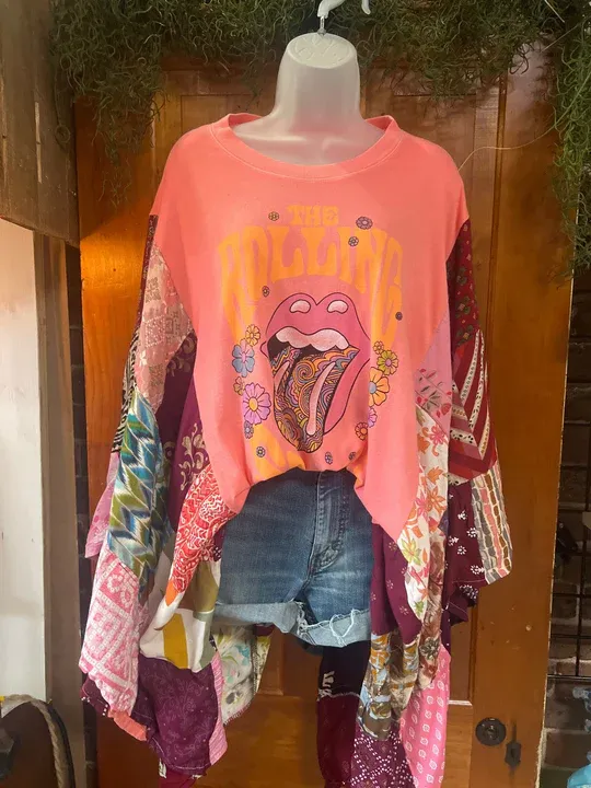 Pink ROLLING STONES Mix & Match Tee